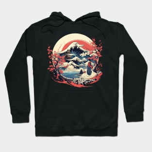 JAPANESE WOODBLOCK PRINT Hoodie